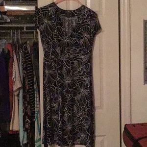 CLOSET CLEAN OUT black&white hibiscus 🌺 dress